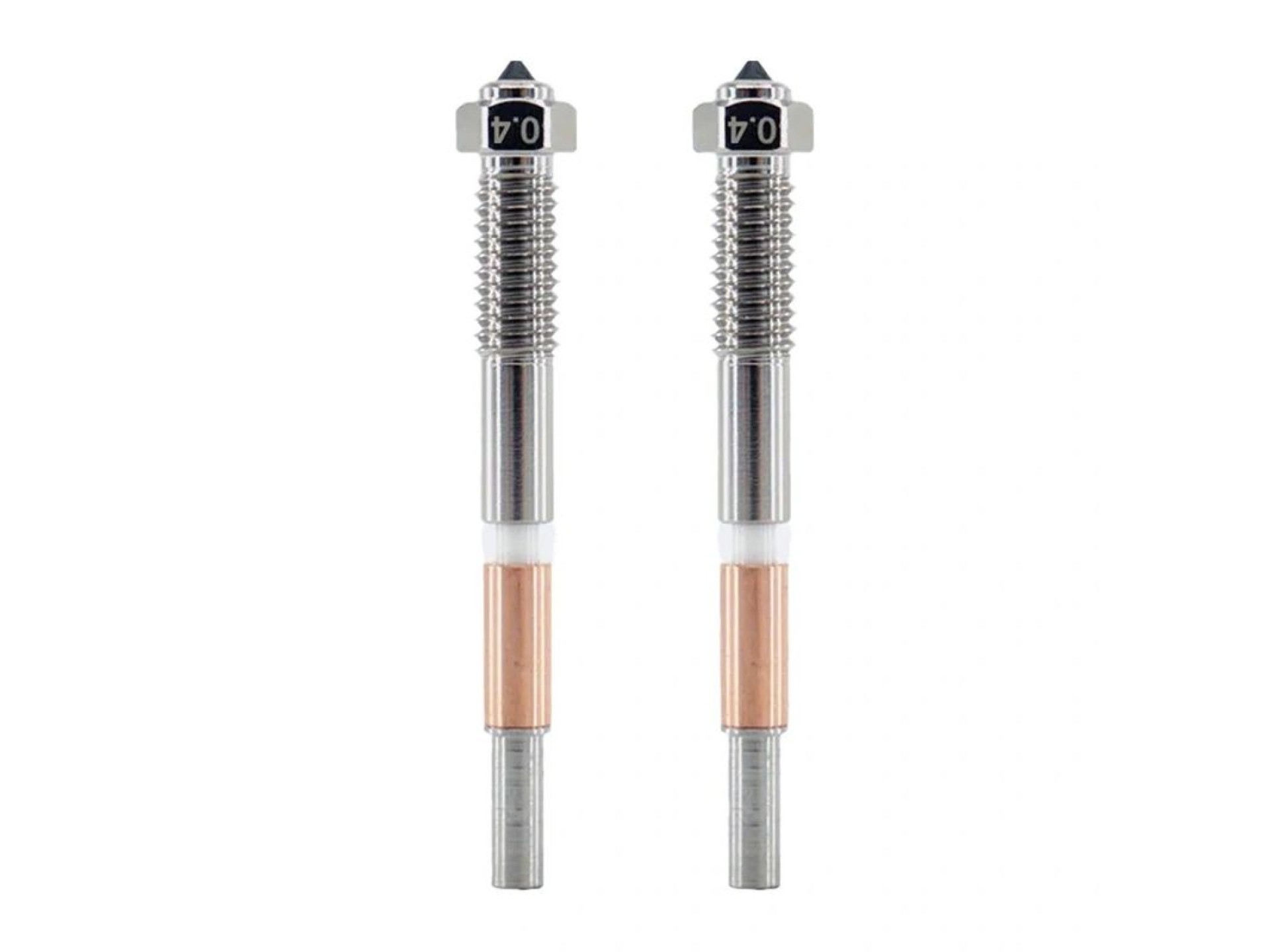 Bocal bimetálico QiDi de 0,4 mm para a série Q2 (2 unidades)