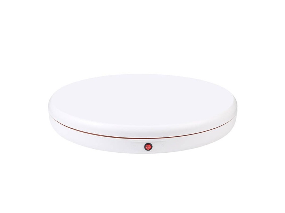 Rotating display stand Puluz 45 cm (white)