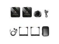 Wireless Lavalier Microphone PULUZ 1 TX + 1 RX