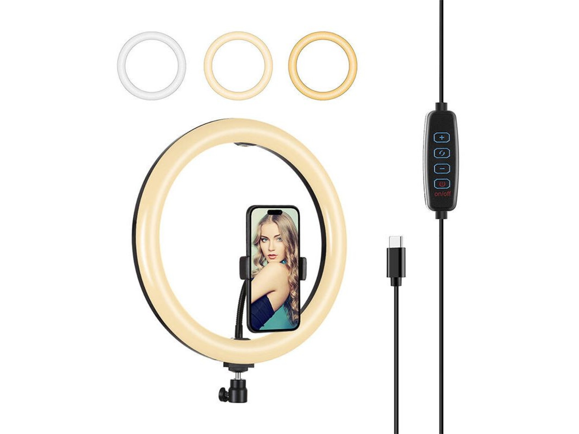 Ring light with phone holder PULUZ