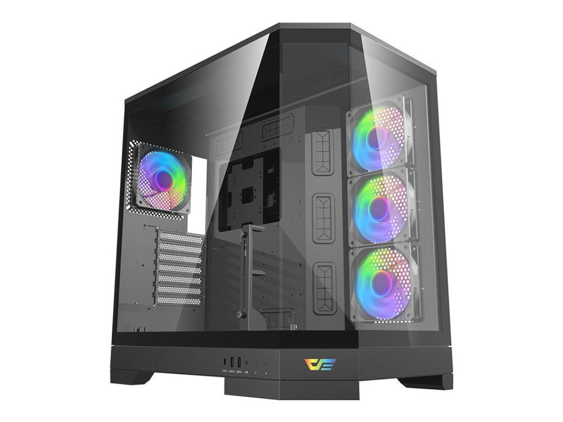 Caixa para computador Darkflash DQX90 (preto)