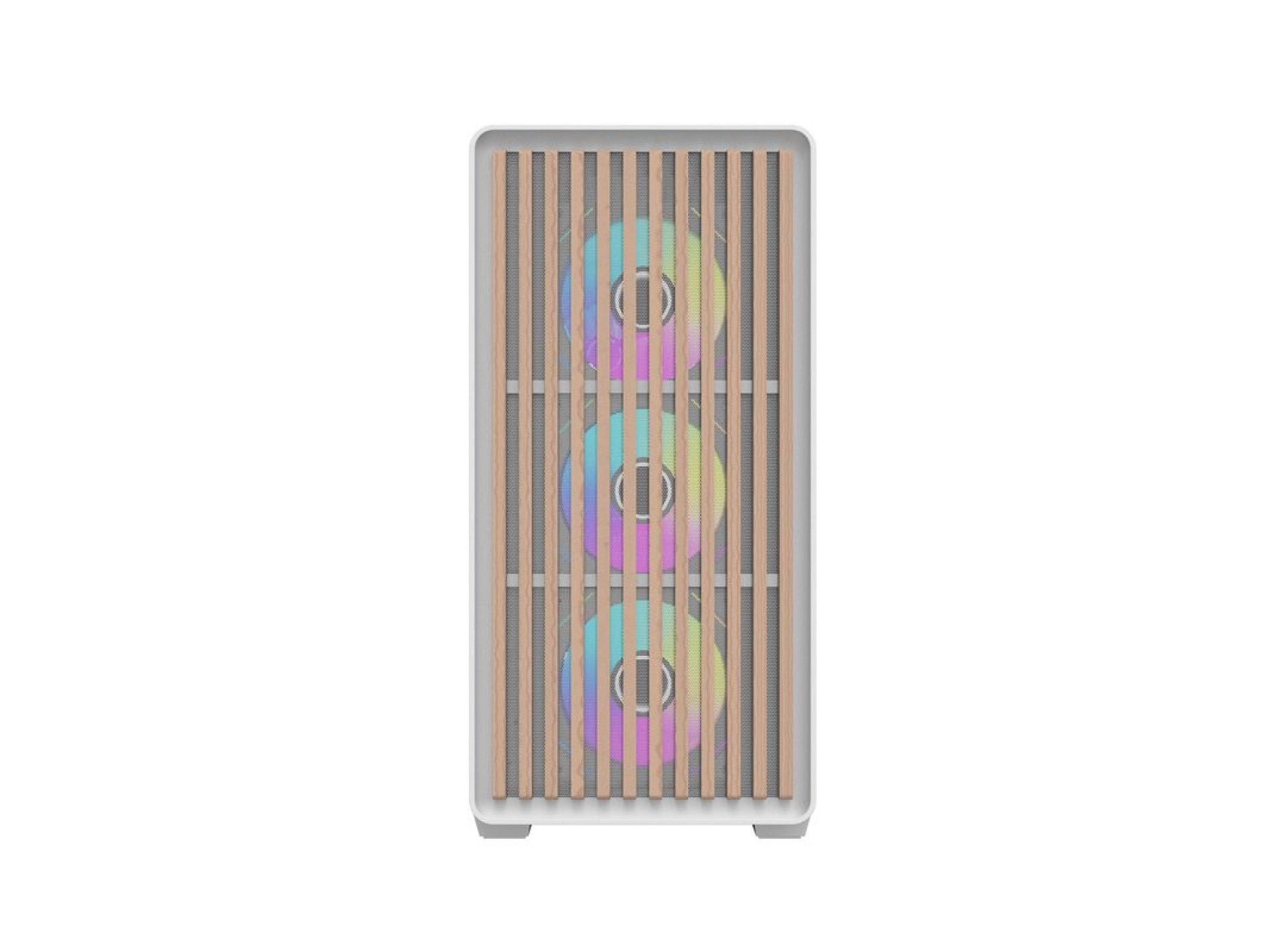 Caja de ordenador Darkflash DS900WD ATX (blanca) + 4 ventiladores