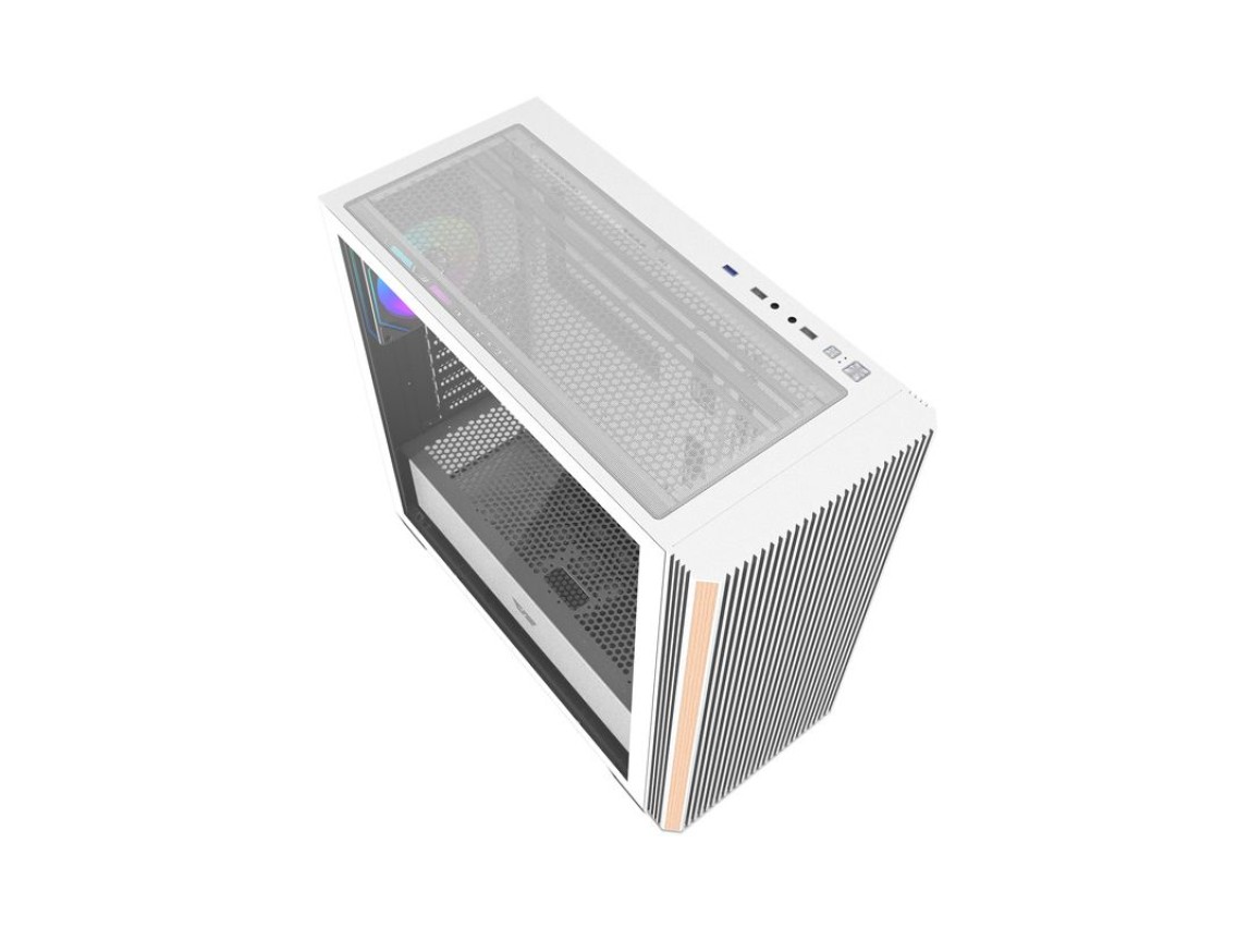 Caixa Darkflash DS900WS (Branco) + 4 ventoinhas ARGB