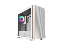 Caja de ordenador Darkflash DS900WS (blanca) + 4 ventiladores ARGB