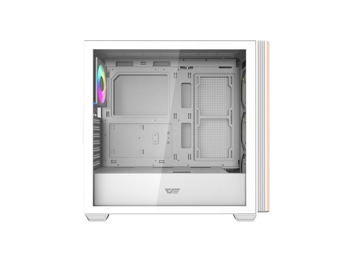 Caixa Darkflash DS900WS (Branco) + 4 ventoinhas ARGB