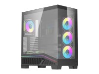 Caja de ordenador DarkFlash K430 + 6 ventiladores (negra)
