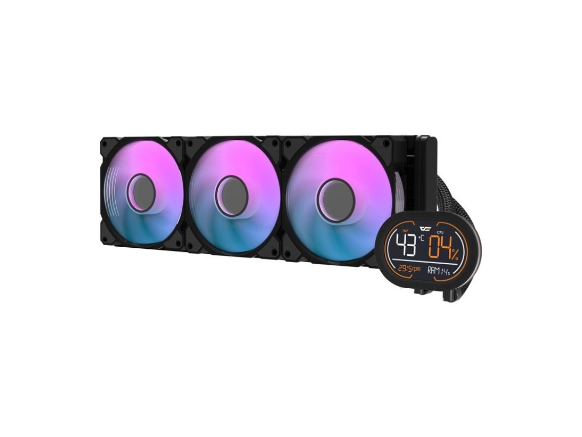 Disipador de CPU Darkflash DH360D v2 (Negro)