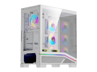 Caixa para computador Darkflash K430 + ventoinhas (branco) Caixa para computador Darkflash K430 + ventoinhas (branco)
