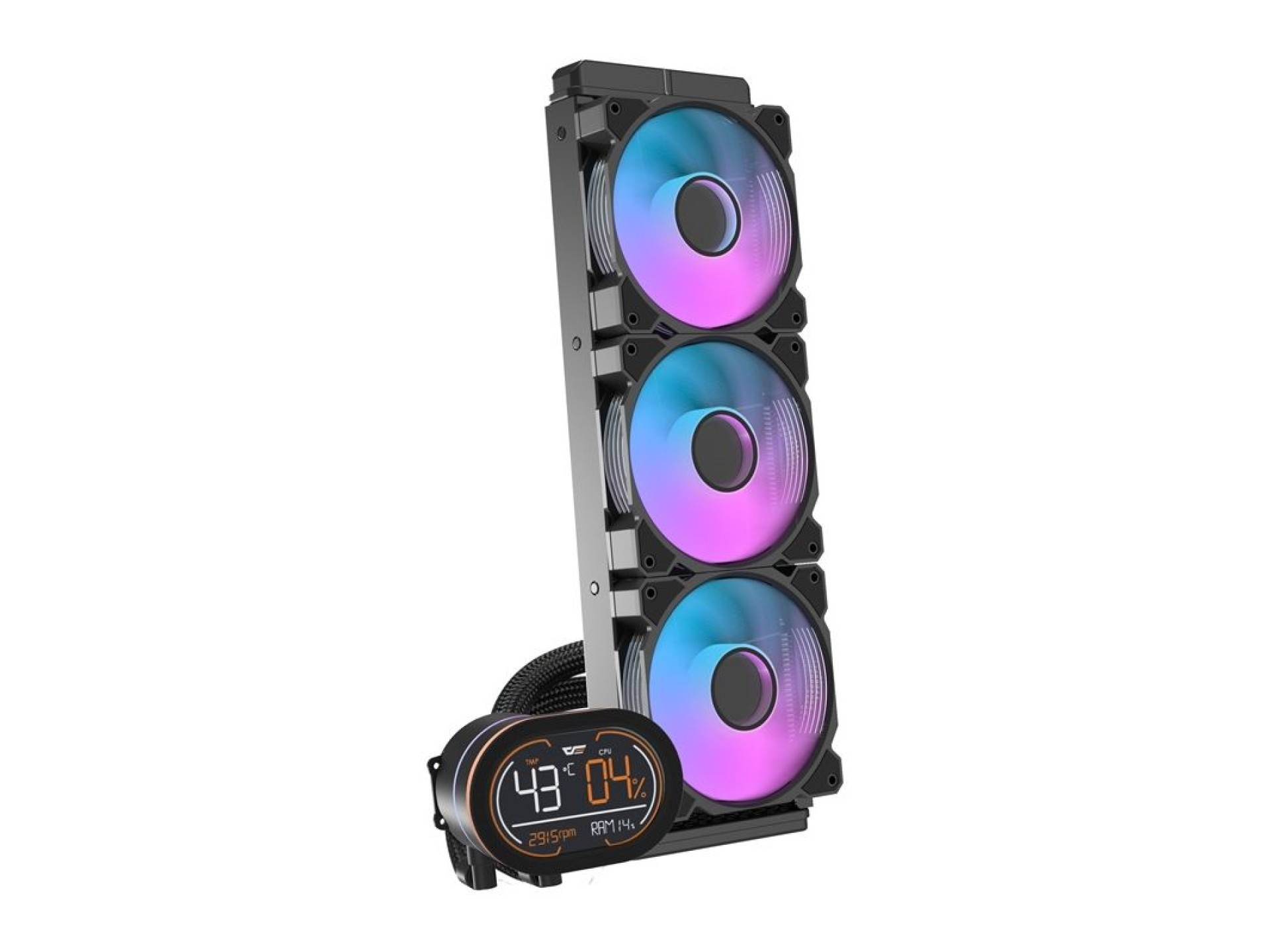 Disipador de CPU Darkflash DH360D v2 (Negro)