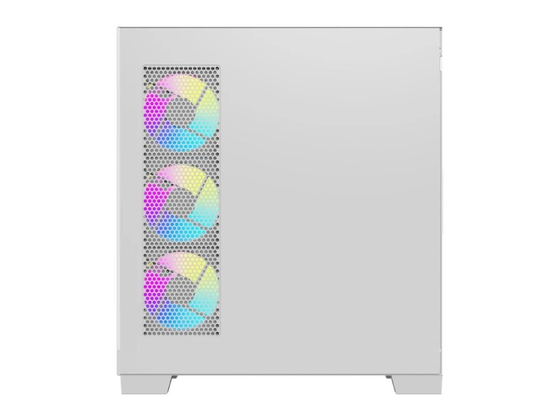 Caja de ordenador Darkflash K430 + ventiladores (blanca)