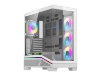 Caja de ordenador Darkflash K430 + ventiladores (blanca) Caja de ordenador Darkflash K430 + ventiladores (blanca)