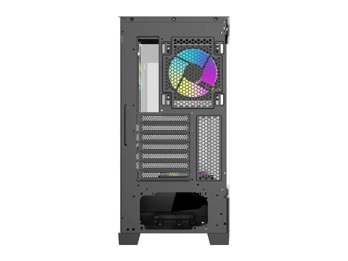 Caixa para computador DarkFlash K430 + 6 ventoinhas (preto)