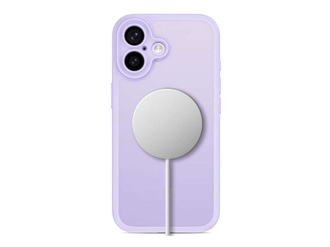 Tech-Protect MagPeak MagSafe CC Case for iPhone 17 - Matte Purple
