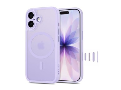 Funda Tech-Protect MagPeak MagSafe CC para iPhone 17 - Morado mate Funda Tech-Protect MagPeak MagSafe CC para iPhone 17 - Morado mate