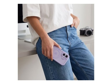Tech-Protect MagPeak MagSafe CC Case for iPhone 17 - Matte Purple Tech-Protect MagPeak MagSafe CC Case for iPhone 17 - Matte Purple