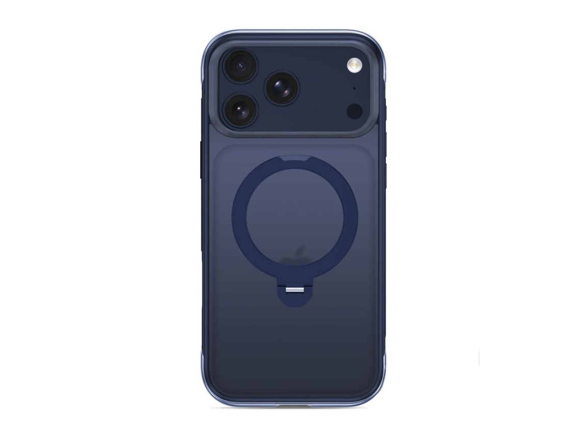 Funda Tech-Protect MagAir Stand MagSafe CC para iPhone 18 Pro / 17 Pro - Azul marino mate