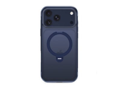Tech-Protect MagAir Stand MagSafe CC Case for iPhone 18 Pro Max / 17 Pro Max - Matte Navy Blue Tech-Protect MagAir Stand MagSafe CC Case for iPhone 18 Pro Max / 17 Pro Max - Matte Navy Blue