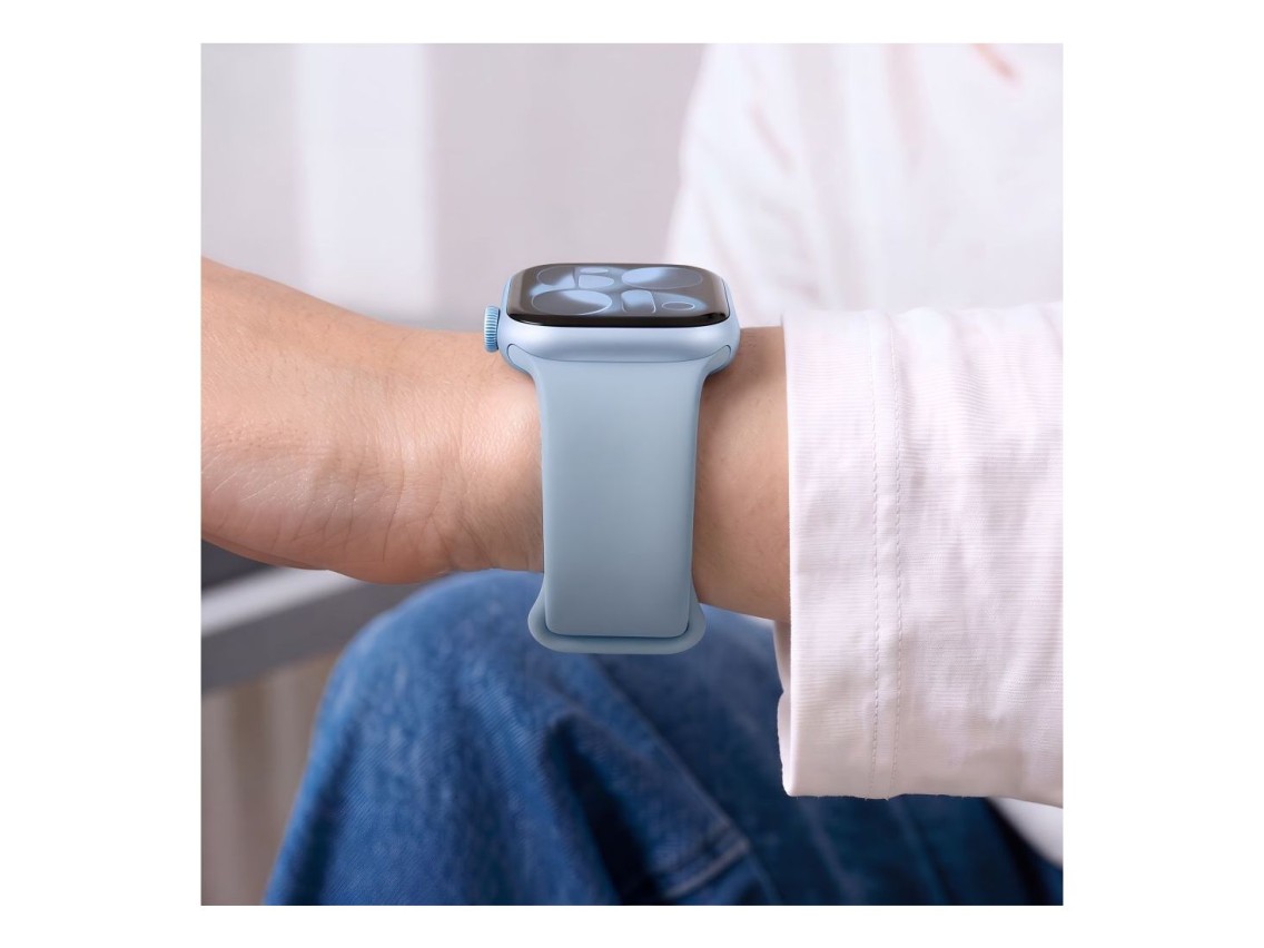 Bracelete em silicone Tech-Protect para Apple Watch 44/45/46/49 mm - Azul