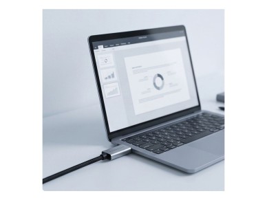 Tech-Protect UltraBoost USB-C HDMI 2.1 60HZ Video Cable 300 cm - Gray Tech-Protect UltraBoost USB-C HDMI 2.1 60HZ Video Cable 300 cm - Gray