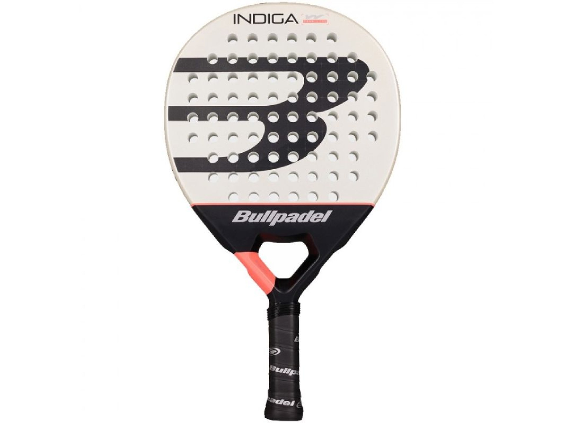 Pala de Pádel Bullpadel Indiga Woman 2026/ Blanca y Negra
