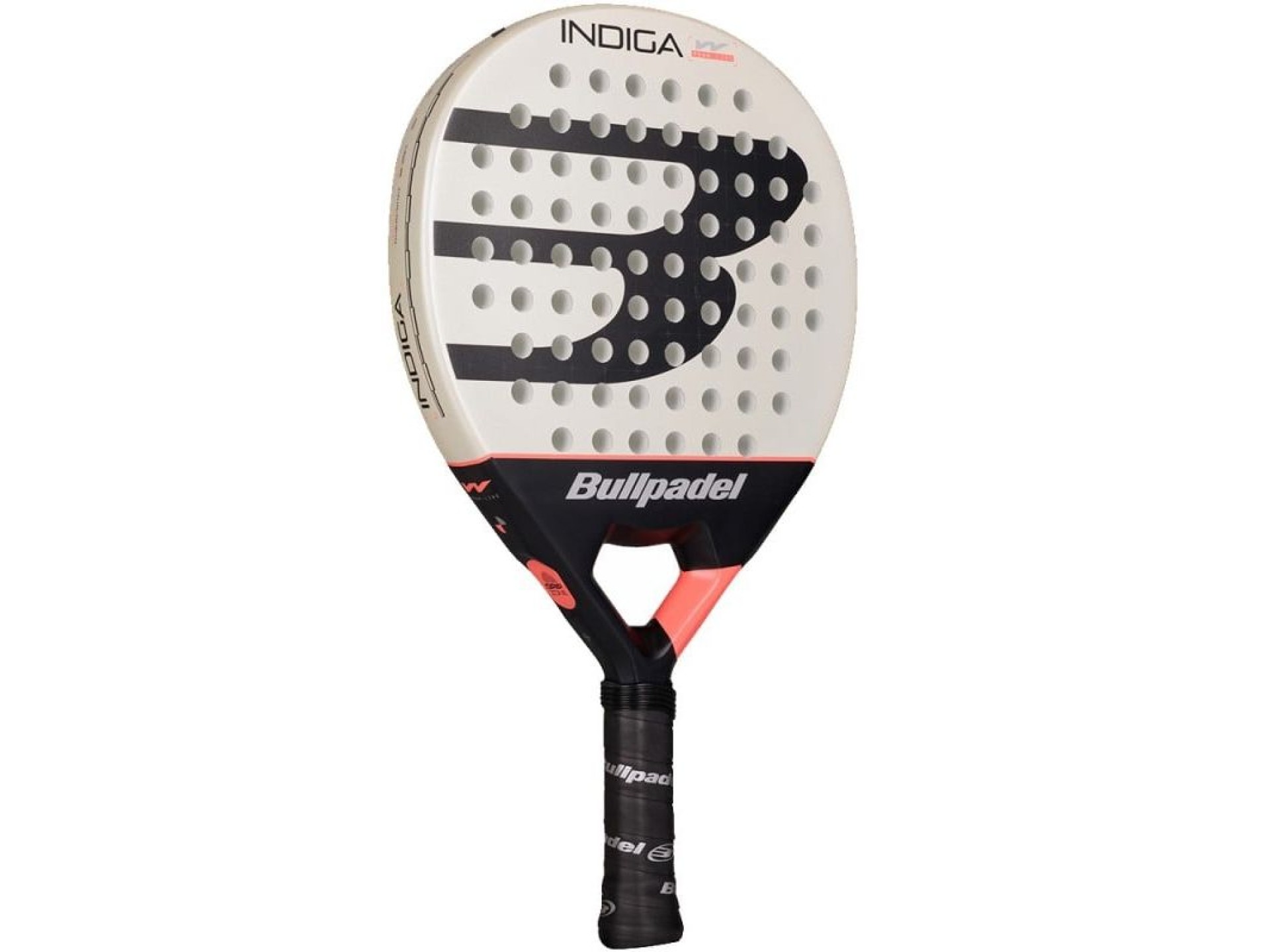 Pala de Pádel Bullpadel Indiga Woman 2026/ Blanca y Negra