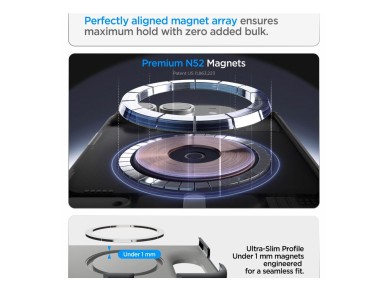 Spigen Nano Pop MagSafe Case for iPhone Duo - Black and Gray