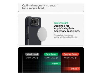 Spigen Nano Pop MagSafe Case for iPhone Duo - Black and Gray