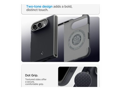 Spigen Nano Pop MagSafe Case for iPhone Duo - Black and Gray