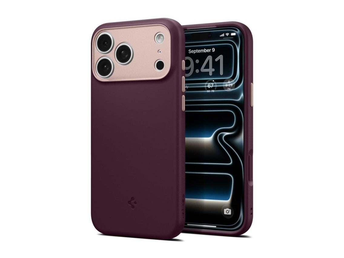 Spigen Nano Pop MagSafe case for iPhone 18 Pro / 17 Pro - dark cherry