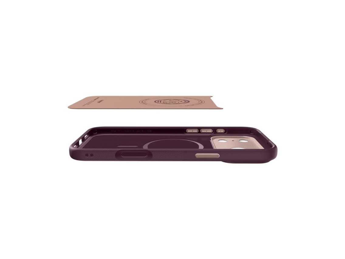 Spigen Nano Pop MagSafe case for iPhone 18 Pro / 17 Pro - dark cherry