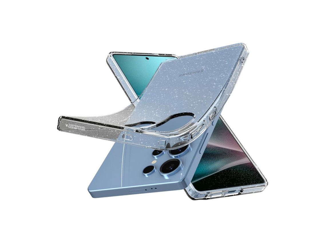 Spigen Liquid Crystal Case for Samsung Galaxy S25 Ultra - Clear and Glitter