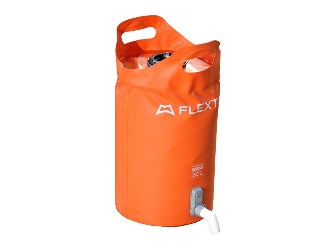 Balde de água pressurizado Flextail (laranja)