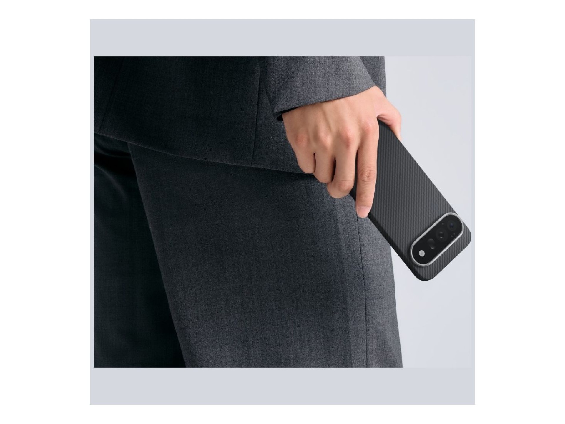 Case PITAKA Edge Case for Google Pixel 11 Pro XL black grey