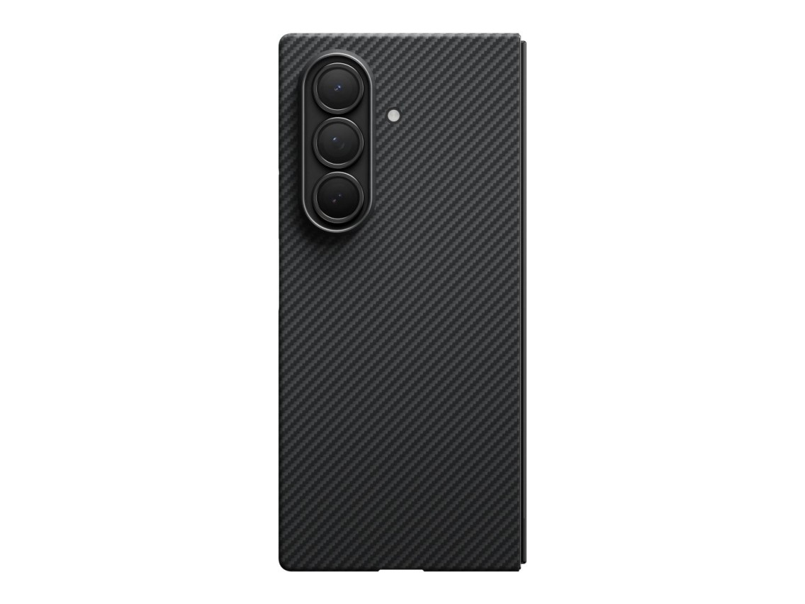Capa PITAKA Ultra-Fina MagSafe para Samsung Galaxy Z Fold7 preta e cinzenta