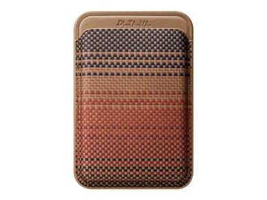 Magnetic wallet PITAKA Woven Wallet MagSafe for phone sunset Magnetic wallet PITAKA Woven Wallet MagSafe for phone sunset