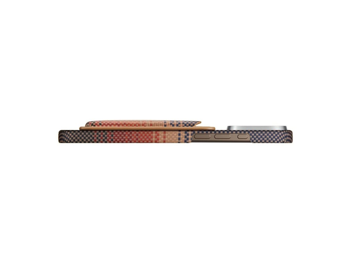 Magnetic wallet PITAKA Woven Wallet MagSafe for phone sunset