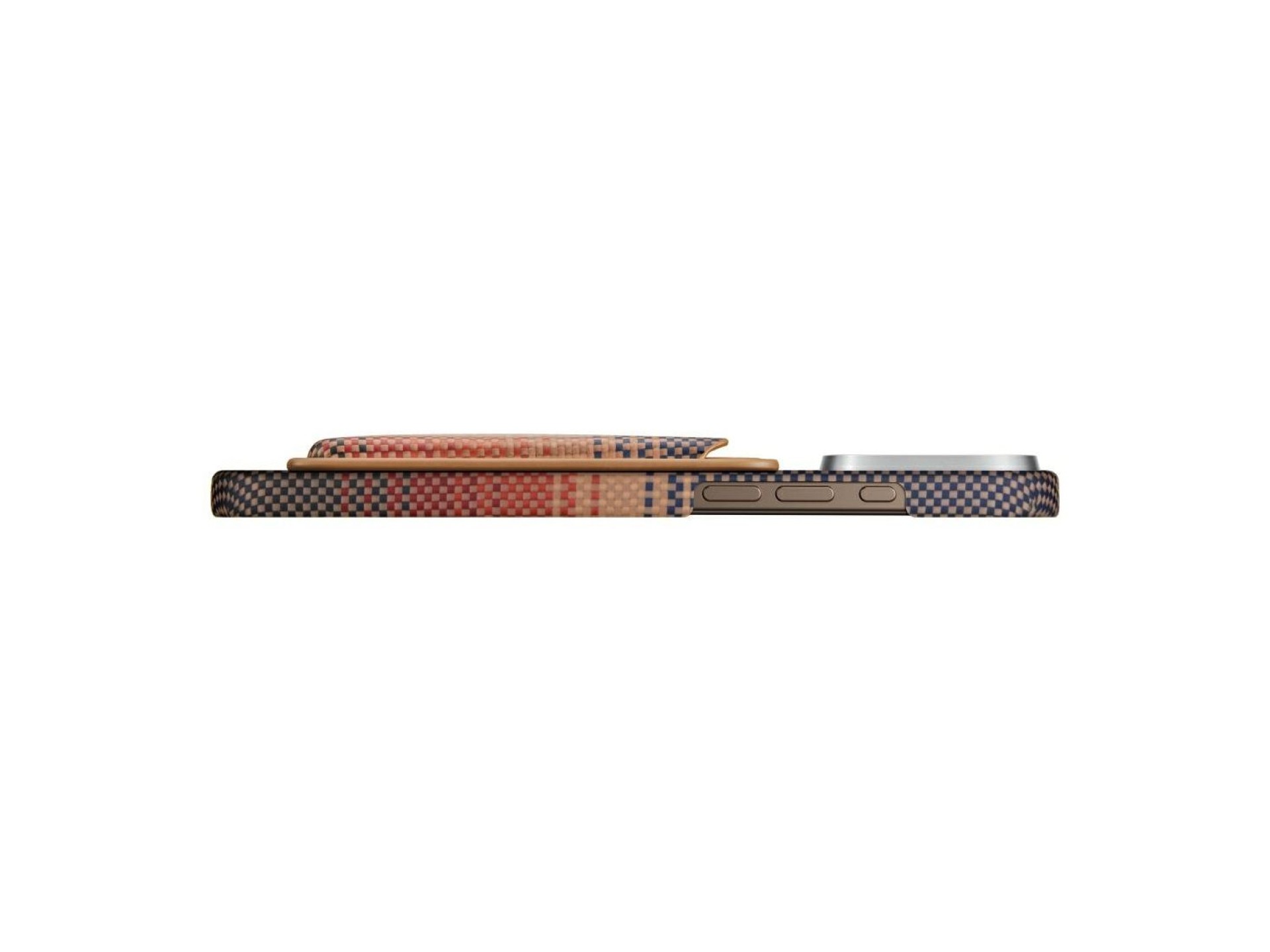 Magnetic wallet PITAKA Woven Wallet MagSafe for phone sunset