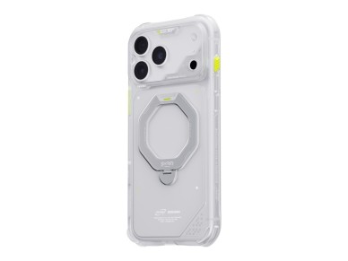Capa Skinarma Saturn MagSafe + Suporte Giratório para iPhone 18 Pro Max / 17 Pro Max Frost Capa Skinarma Saturn MagSafe + Suporte Giratório para iPhone 18 Pro Max / 17 Pro Max Frost