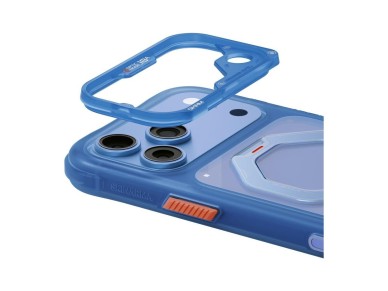 Capa Skinarma Saturn MagSafe + Suporte Giratório para iPhone 18 Pro Max / 17 Pro Max azul Capa Skinarma Saturn MagSafe + Suporte Giratório para iPhone 18 Pro Max / 17 Pro Max azul