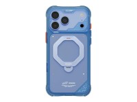Case Skinarma Saturn MagSafe + Rotating  Kick Stand for iPhone 18 Pro Max / 17 Pro Max blue