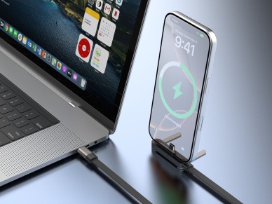 Cable USB-C a USB-C TECHANCY TB1805 de 240 W, 1,2 m, soporte plegable, nailon trenzado, conector de 
