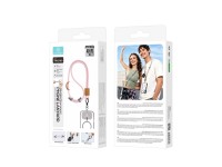 TECHANCY TW2780 Mobile Phone Lanyard, Adjustable 40-70 cm, 8 mm Braided Cord, Neck and Shoulder Stra