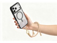 TECHANCY TW2781 Mobile Phone Wristband, Adjustable 10-25 cm, 8 mm Braided Cord, with 2 Snaps, Gold TECHANCY TW2781 Mobile Phone Wristband, Adjustable 10-25 cm, 8 mm Braided Cord, with 2 Snaps, Gold