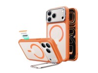 Capa MagSafe ESR Classic Hybrid com suporte para iPhone 18 Pro/17 Pro - Laranja Mate