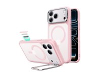 Capa MagSafe ESR Classic Hybrid com suporte para iPhone 18 Pro/17 Pro - Rosa Mate