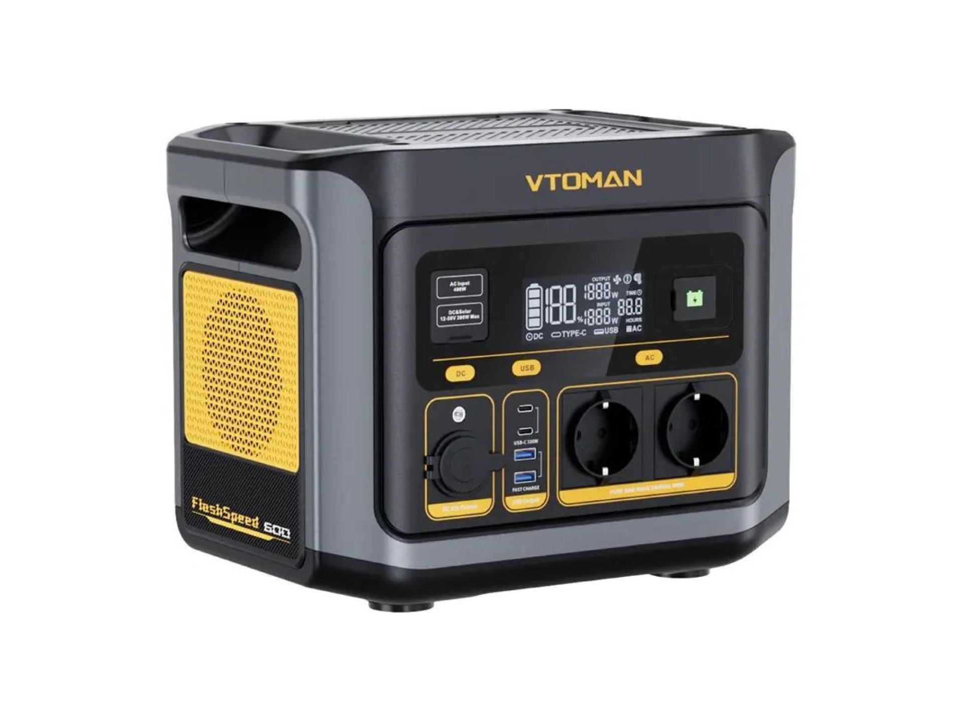 Portable Power Station VTOMAN FlashSpeed600 600W