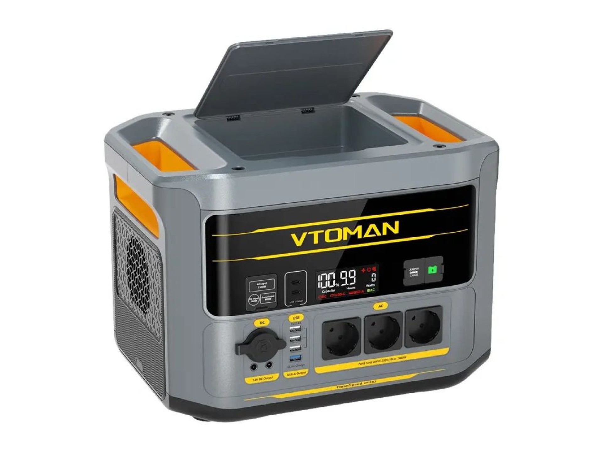 Estação de energia portátil VTOMAN FlashSpeed2400 2400W