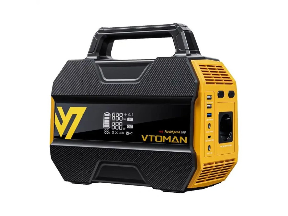 Estación de energía portátil VTOMAN FlashSpeed300 de 300 W