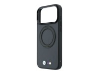 BMW Kevlar Ring Stand 360 MagSafe Case for iPhone 18 Pro Max / 17 Pro Max - Dark Gray