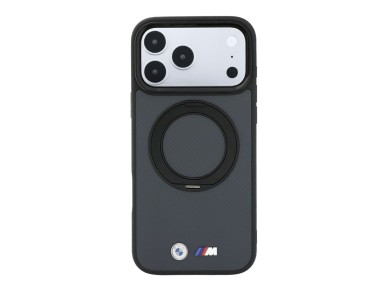 BMW Kevlar Ring Stand 360 MagSafe Case for iPhone 18 Pro Max / 17 Pro Max - Dark Gray